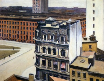 la ville Edward Hopper Peinture à l'huile